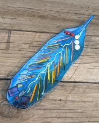 Blue Feather by Karen Shatar