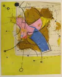 Untitled Yellow/Pink by Beatrice Mandelman