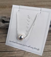 Eunity Necklace-sterling silver by Suzanne Woodworth