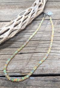 Ethiopian Opal Necklace by Pam Springall
