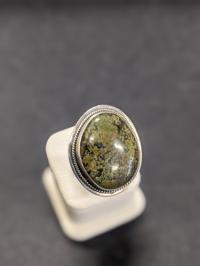 Green Turquoise Ring by Pam Springall