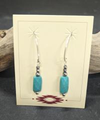 Turquoise Earrings by Myra Gadson