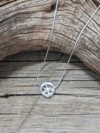 Eunity Necklace-Sterling Silver Peace by Suzanne Woodworth