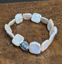 Coin Pearl Bracelet by Pam Springall