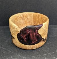 Maple Burl with Wine by Andy Hageman
