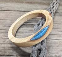 Acrylic/Wood Bracelet by Joe Koetter