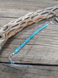 Turquoise Faceted Bracelet by Myra Gadson