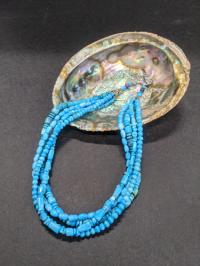 4 Strands Turquoise Necklace by Pam Springall