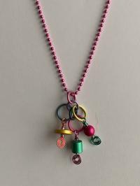 Ball chain pendant necklace by Carolyn Henderson