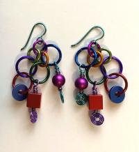 Earrings Multi color by Carolyn Henderson