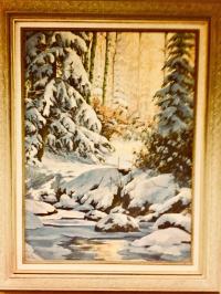Winter scene by Betty Sabo