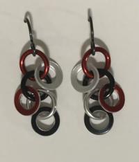 Anodized Aluminum Small Earrings by Carolyn Henderson