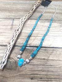 Turquoise Necklace by Lu Heater