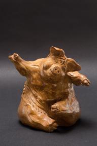 My Sophia (Dancing Pig) by Michele VandenHuevel