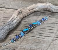 Lapis and Turquoise Bracelet by Misc Owned