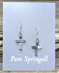 Cross Earrings 270 by Pam Springall