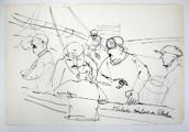Sailors on Rhodes by Louis Ribak