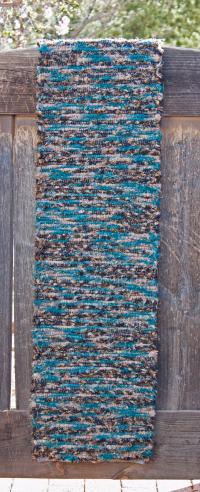 Turquoise & Gray Duo Table Runner by Linda and Kipp Bentley