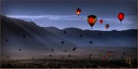 Balloon Fiesta Morning II by Dennis Chamberlain