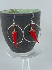 Chili Pepper and sterling silver by Suzanne Woodworth