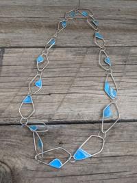 Turquoise Necklace SS, Paper by Doreen Garten