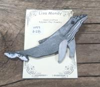 Humpback Whale Pin by Lisa Mondy