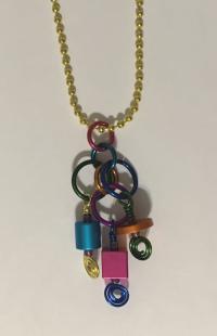 Ball Chain Pendant Necklace by Carolyn Henderson