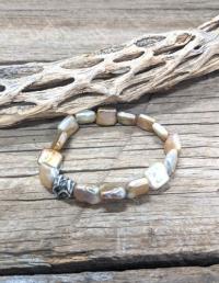 Square Pearl Bracelet by Pam Springall