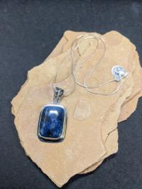 Lapis Lazuli Pendant w/chain by Pam Springall